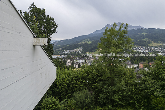 atelier house of the sculptor kurt brunner russli architekten