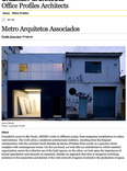 office profiles architects: metro arquitetos associados